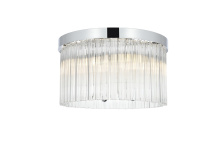 Elegant 1070F16C - Harlow 16 inch Flush Mount in Chrome