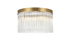 Elegant 1070F16SG - Harlow 16 inch Flush Mount in Satin Gold