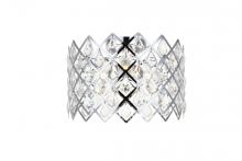 Elegant 1110F13C - Lyla 13 inch flush mount in chrome