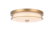 Elegant LD304F16SG - Kolson 16 inch LED Flush Mount in Satin Gold