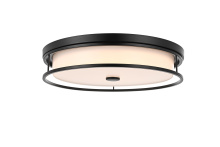 Elegant LD305F20BK - Kolson 20 inch LED Flush Mount in Black