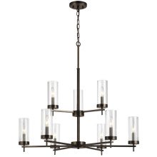 Visual Comfort & Co. Studio Collection 3190309EN-778 - Zire Nine Light Chandelier