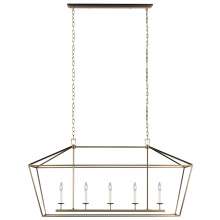 Visual Comfort & Co. Studio Collection 6692605EN-848 - Dianna Five Light Medium Linear Chandelier