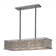 ELK Home 31104/4 - Genevieve 4-Light Linear Pendant in Polsihed Chrome